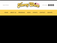 Tablet Screenshot of honeyshine.org